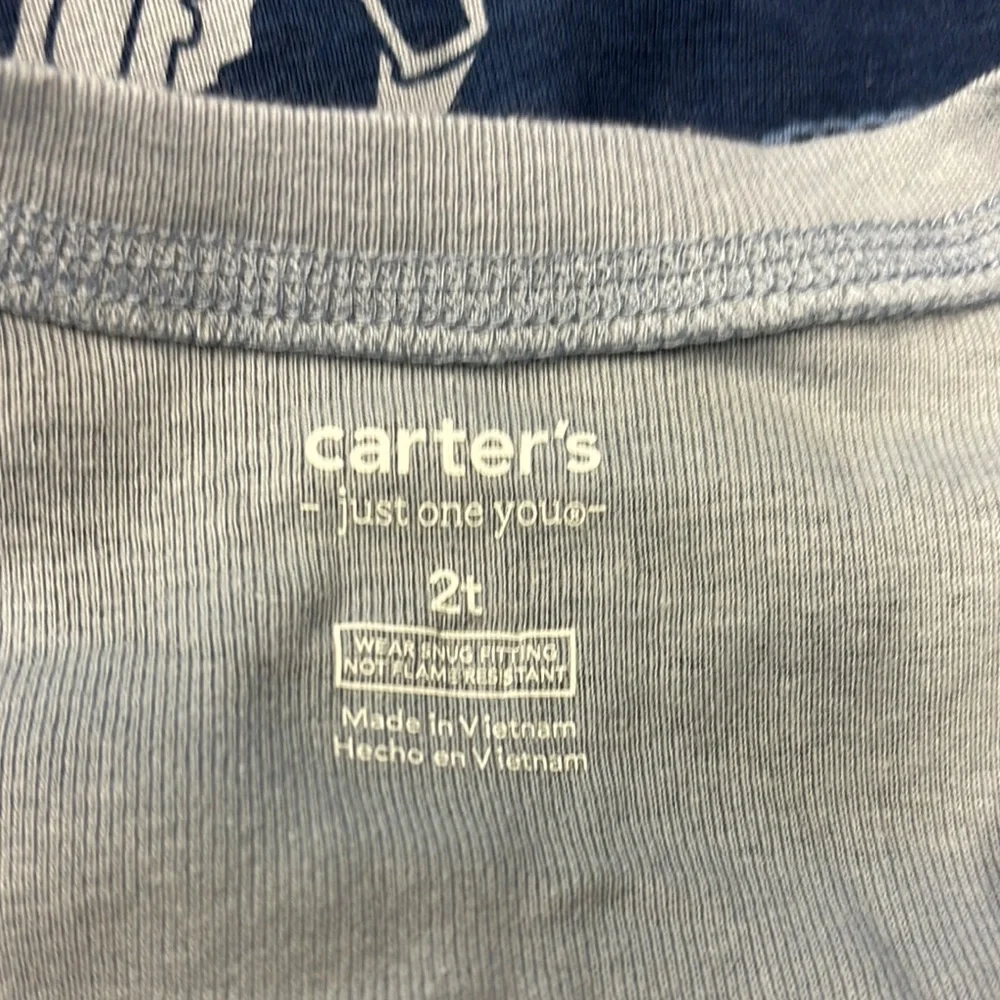 2 Carter's cotton pajamas 2t. New